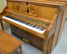Kimball Concerto console, pecan